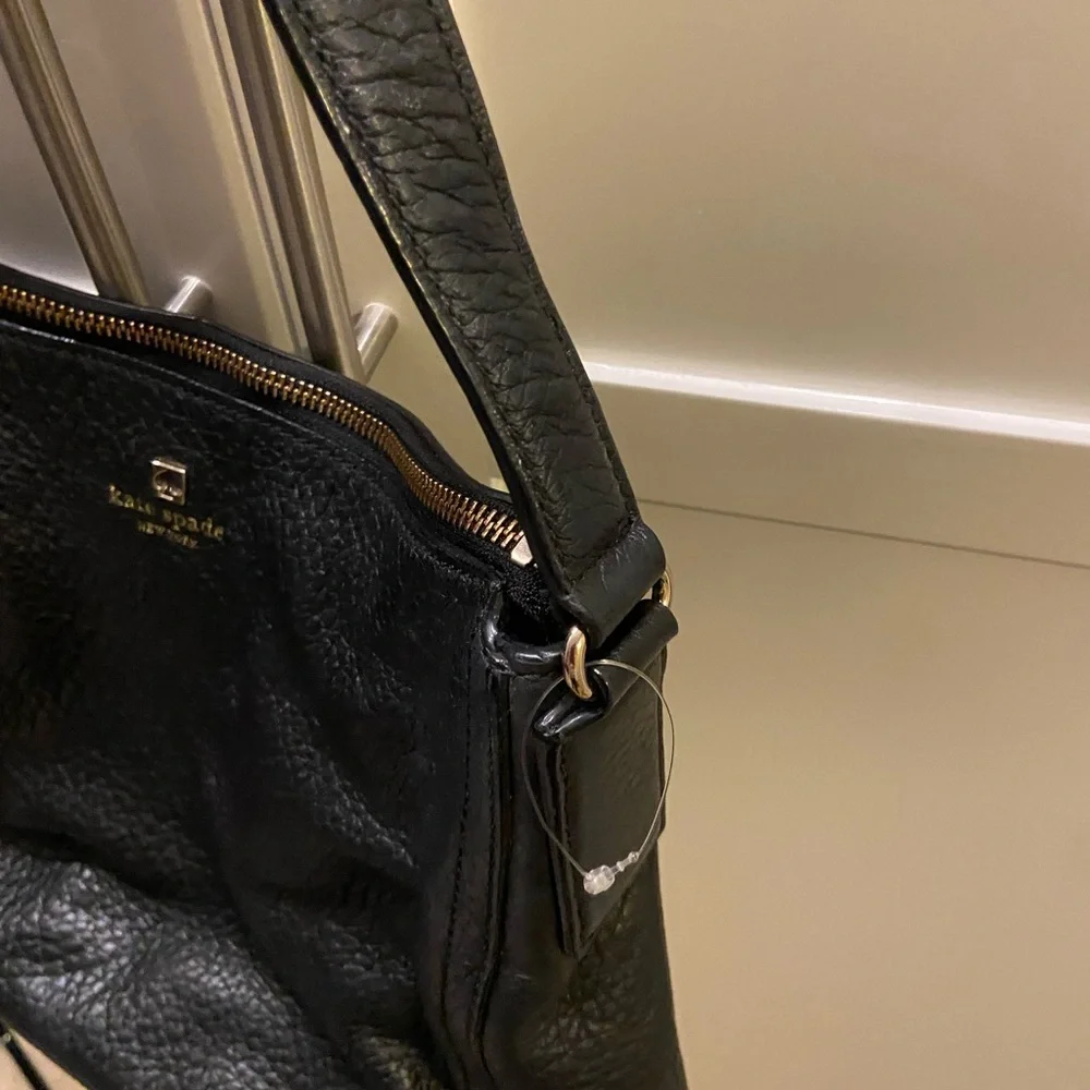 NEW Kate spade black genuine leather bag.
